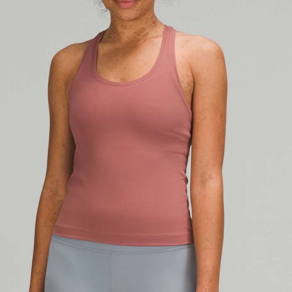 🖤LULULEMON COOL RACERBACK SHORT TANK*NULU-SPICED CHAI-14🖤 - Picture 1 of 13
